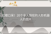 目瞪口呆！20个令人惊叹的人形机器人的图片