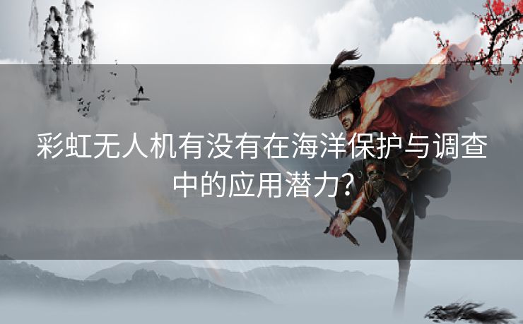 彩虹无人机有没有在海洋保护与调查中的应用潜力？