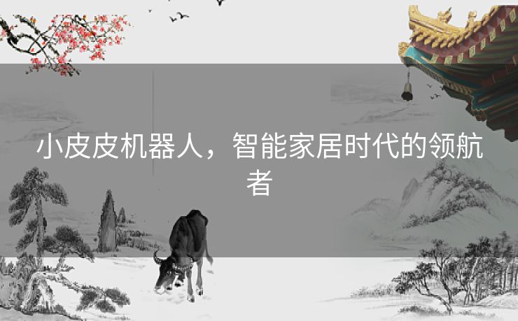 小皮皮机器人，智能家居时代的领航者